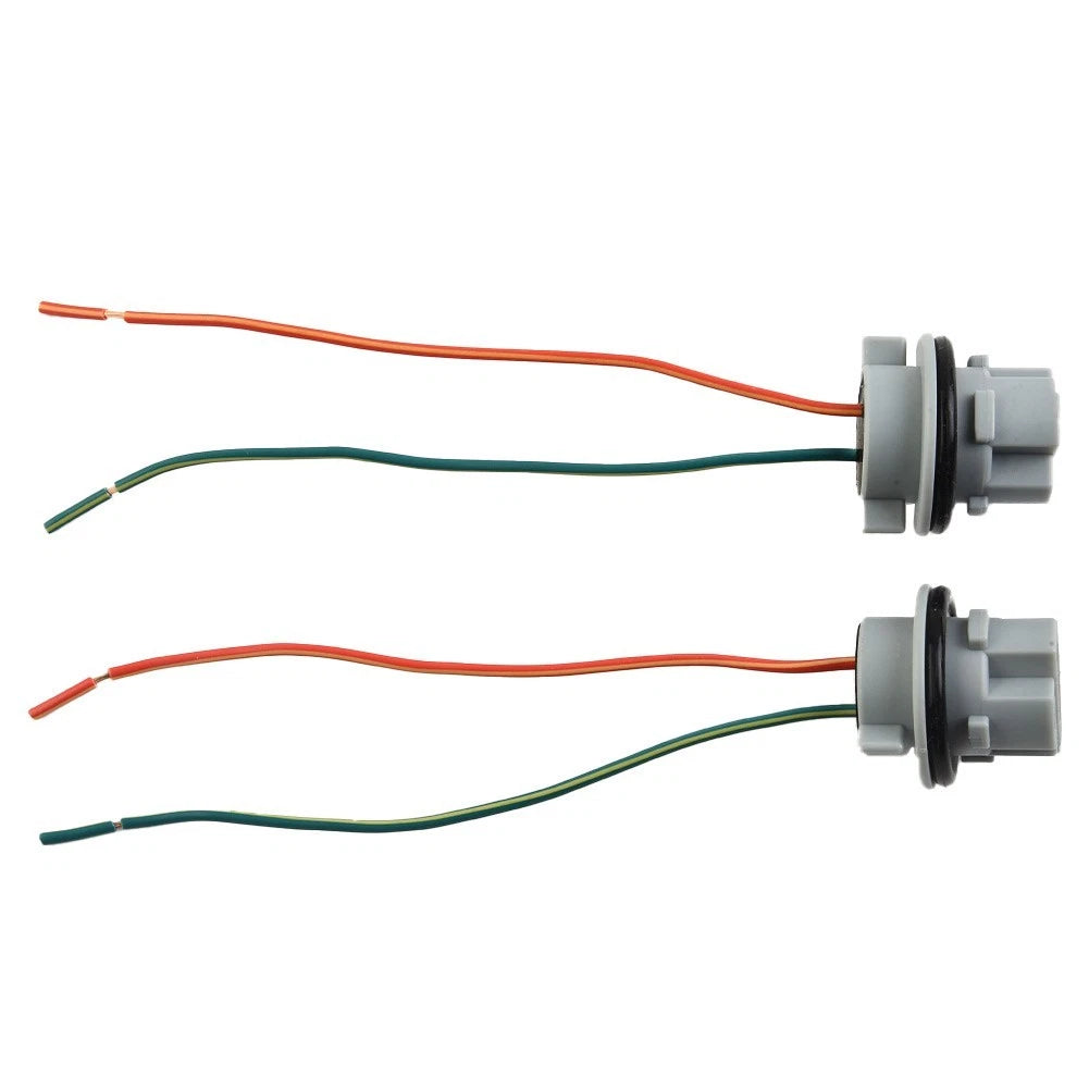 2X Pigtail Wire Female Socket 7440 for Front Turn Signal Light