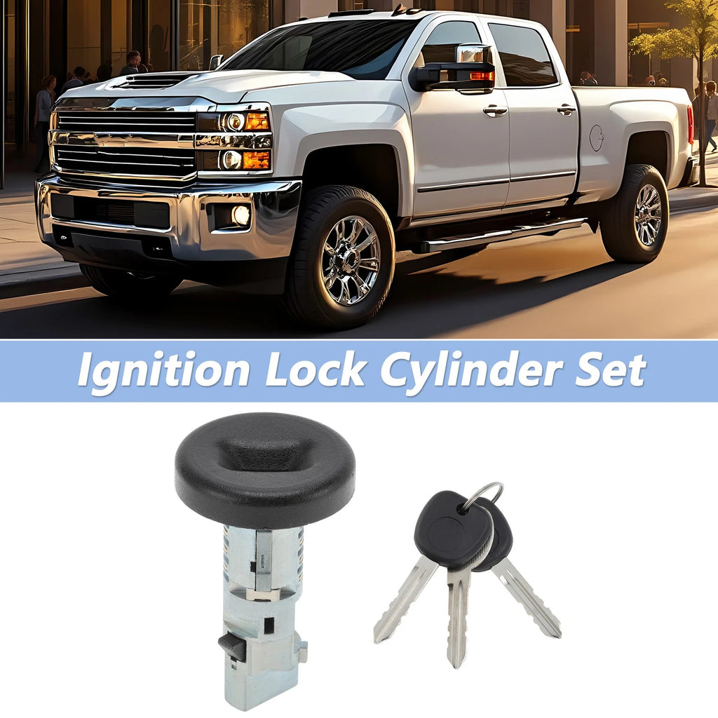 Ignition Lock Cylinder Replacement with Key for Chevy Silverado 1500 (2007–2013)