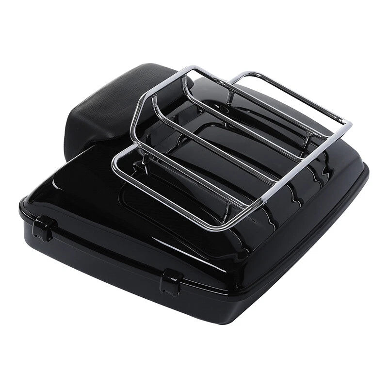 Chopped Trunk Backrest Pad Rack for Harley Touring (2014–2026)