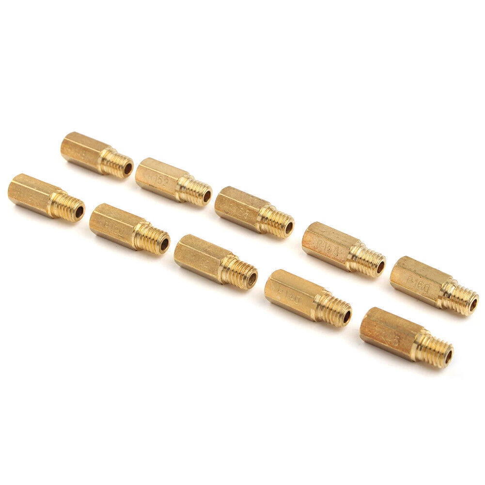 10PCS Main Jets Kit for PWK Carburetor (Fit PE OKO KOSO)