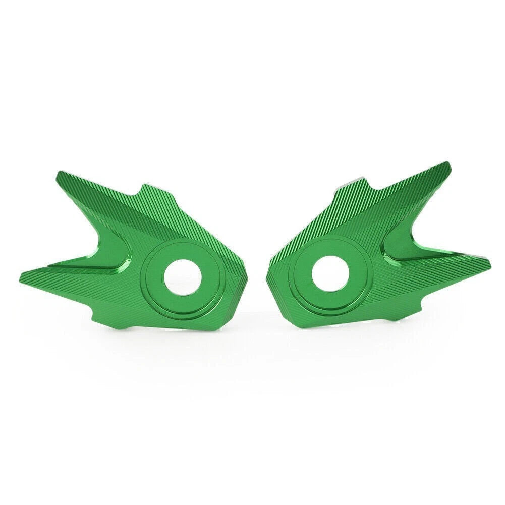 2X Rear CNC Flat Fork Decor Cover for Kawasaki Ninja 300/250/Z250 (2013–2016)