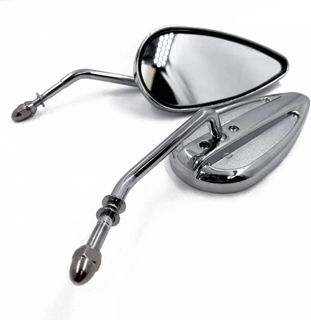 Chrome Classic Teardrop Mirror for Harley-Davidson Sportster (1982–Present)