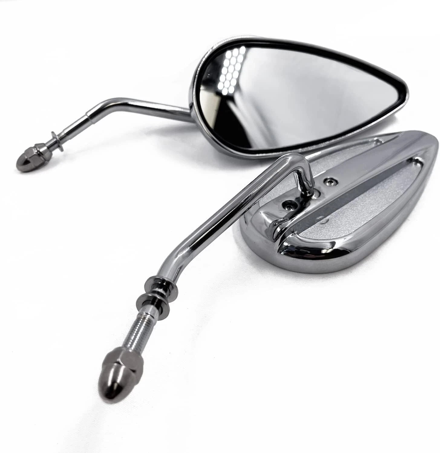 Chrome Classic Teardrop Mirror for Harley-Davidson Sportster (1982–Present)