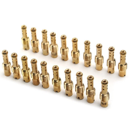 20x Auxiliary Nozzle Set 12.5, 15, 17.5, 20-60 for Mikuni VM TM TMX Carburetor