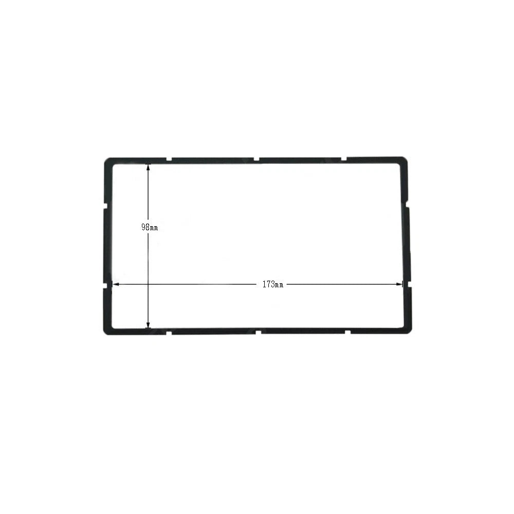 Set of 2DIN Auto Player Panel Frames for Car Stereo Upgrade