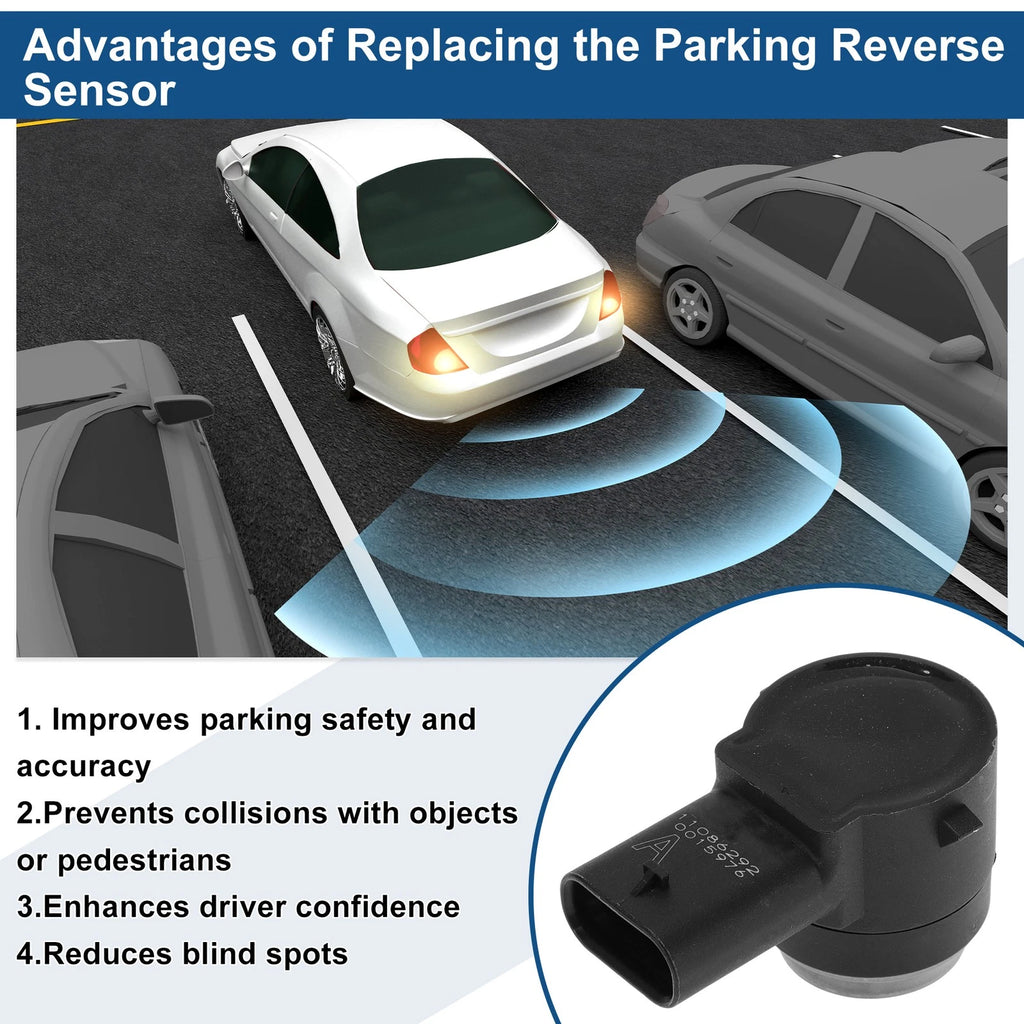 Reverse Backup Parking Sensor for Chevrolet Volt (2016–2019) No.90805834 Black