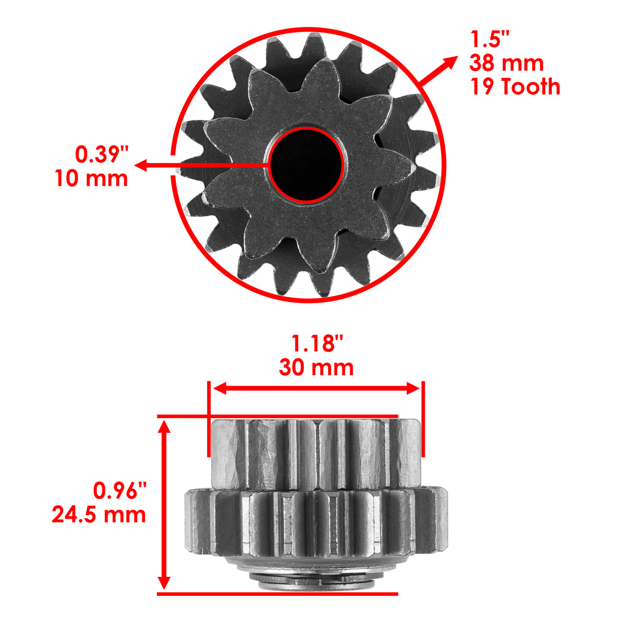 Starter Clutch Reduction Gear for Honda TRX450ER (2006–2014)