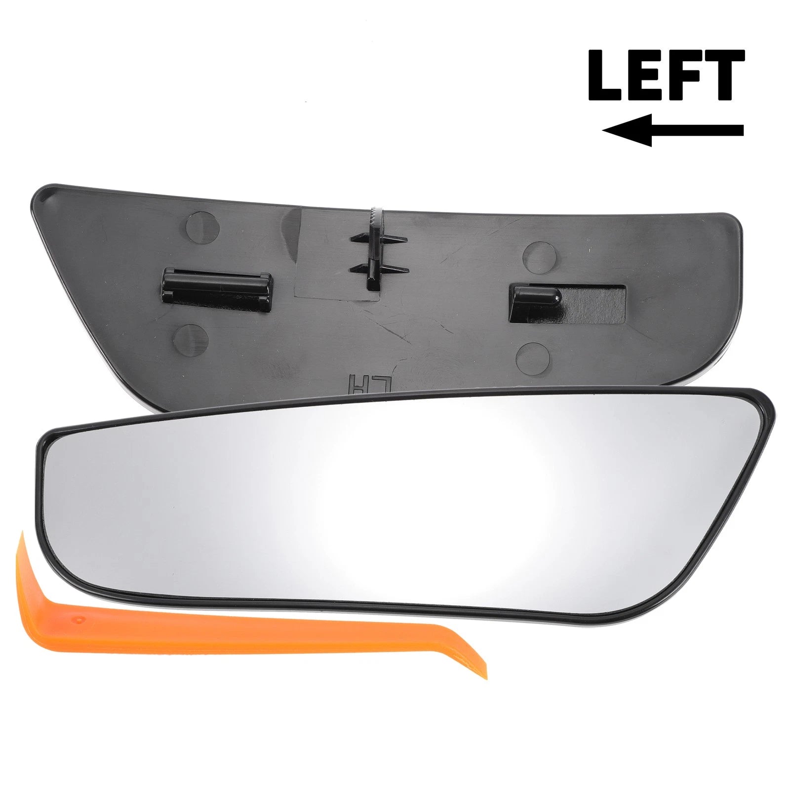 Left Driver Side Lower Mirror Glass Replacement for Ford E150 (2004–2014)