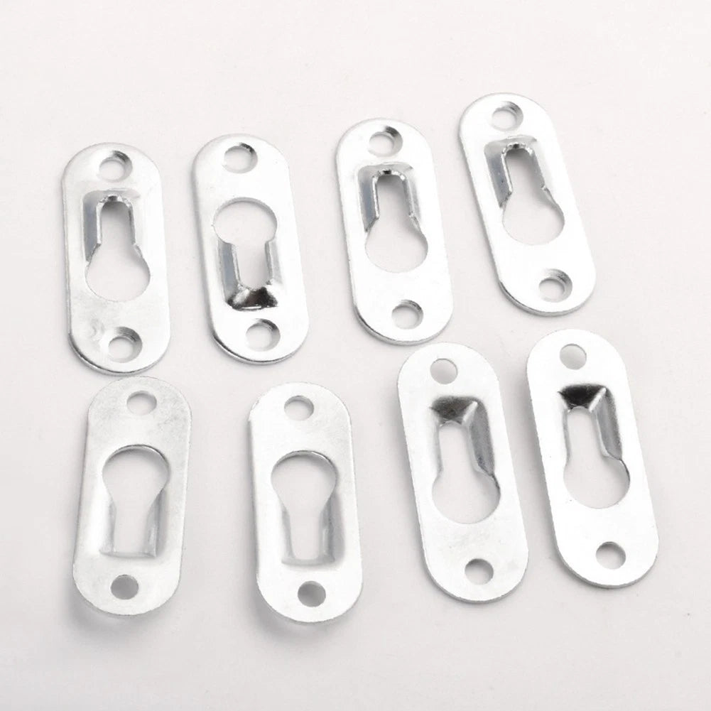 Metal Mirror Hook Snap Hanger Bracket for Wall Mounting
