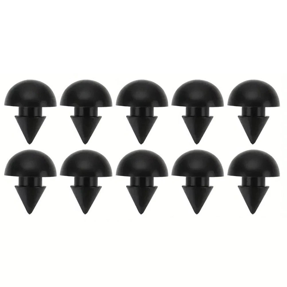 10pcs Black Rubber Pads for RV Interior Trim