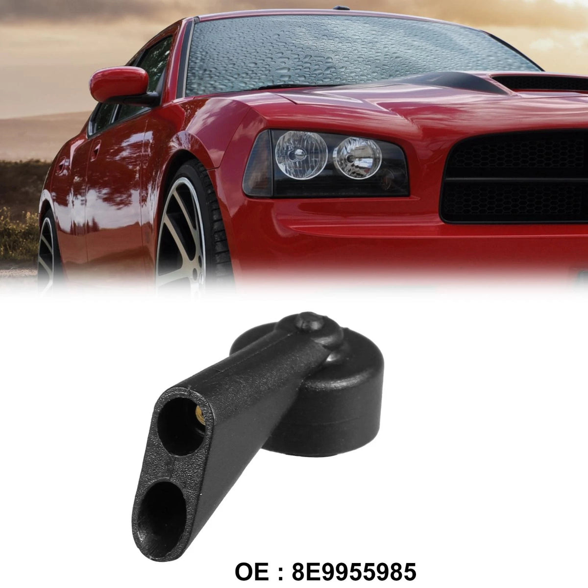Rear Windshield Washer Sprayer Nozzle 2 Hole for Audi A1 A3 A4 Q7 (2010–2023)