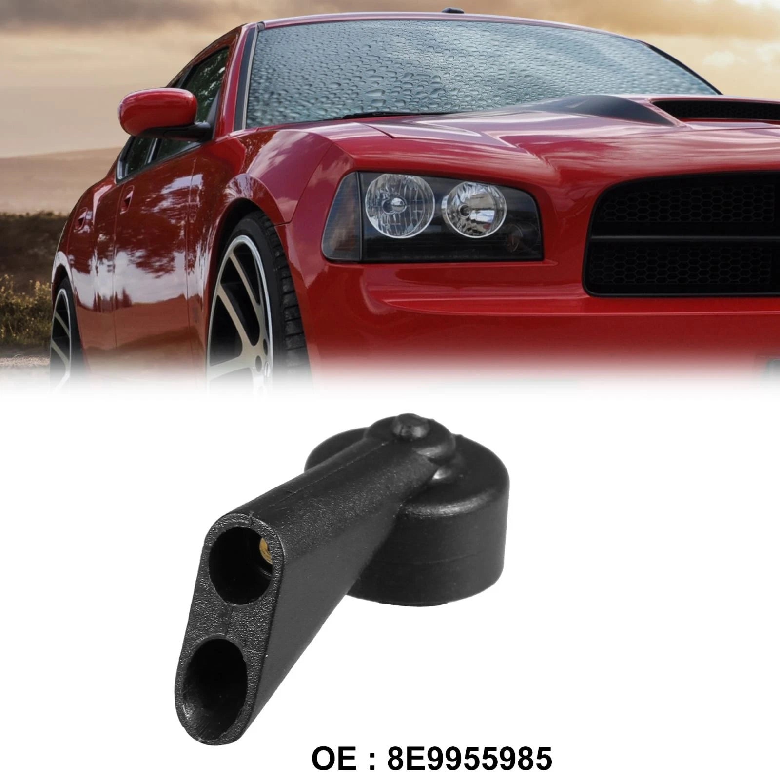 Rear Windshield Washer Sprayer Nozzle 2 Hole for Audi A1 A3 A4 Q7 (2010–2023)