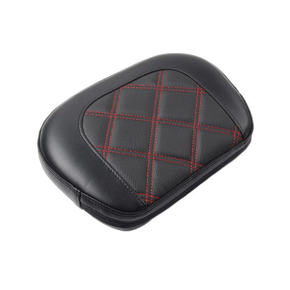 Sissy Bar Backrest Pad for Harley Electra Glide (2014–2023) - Red Stitching
