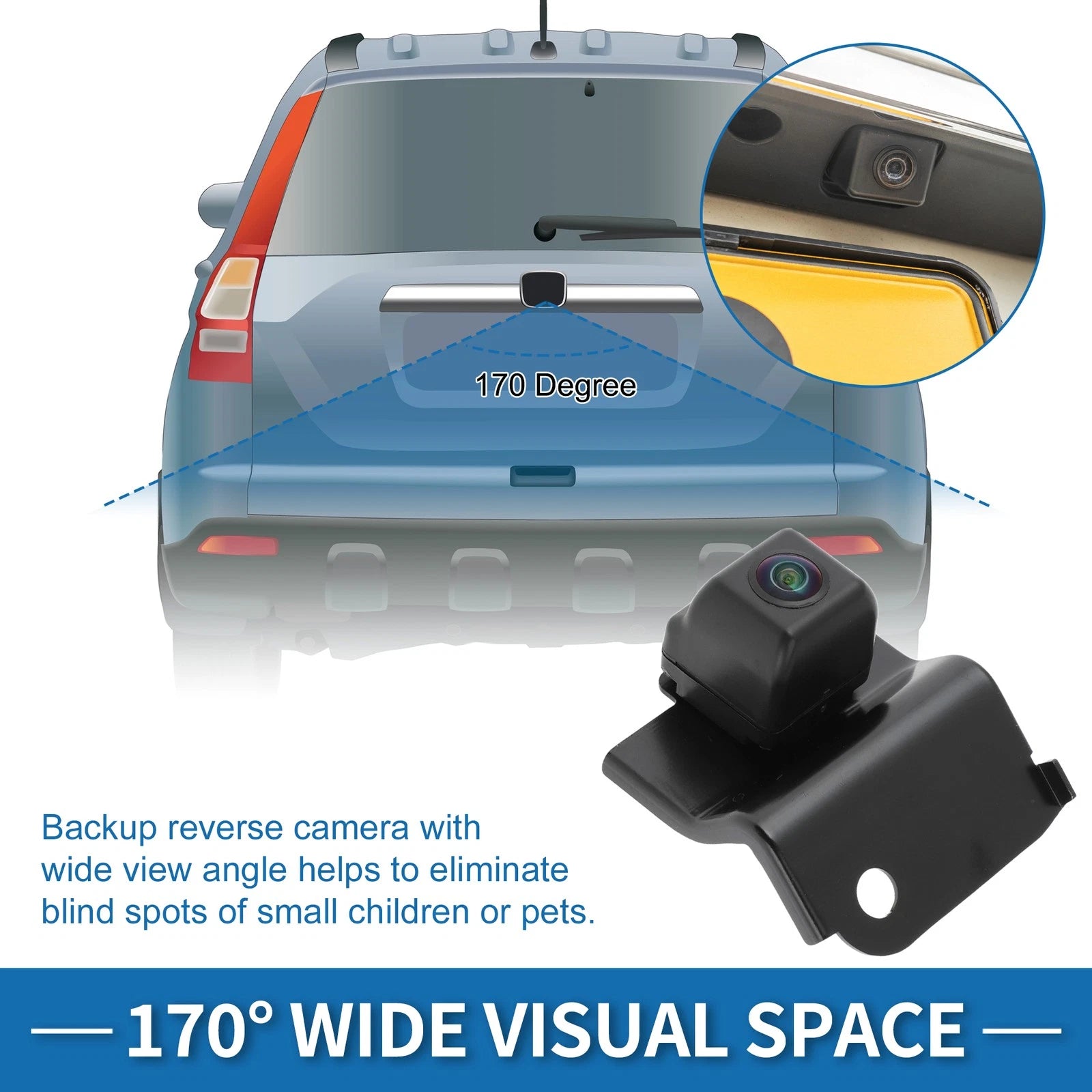 Rear View Park Assist Backup Camera for Chevrolet Avalanche 2007–2008