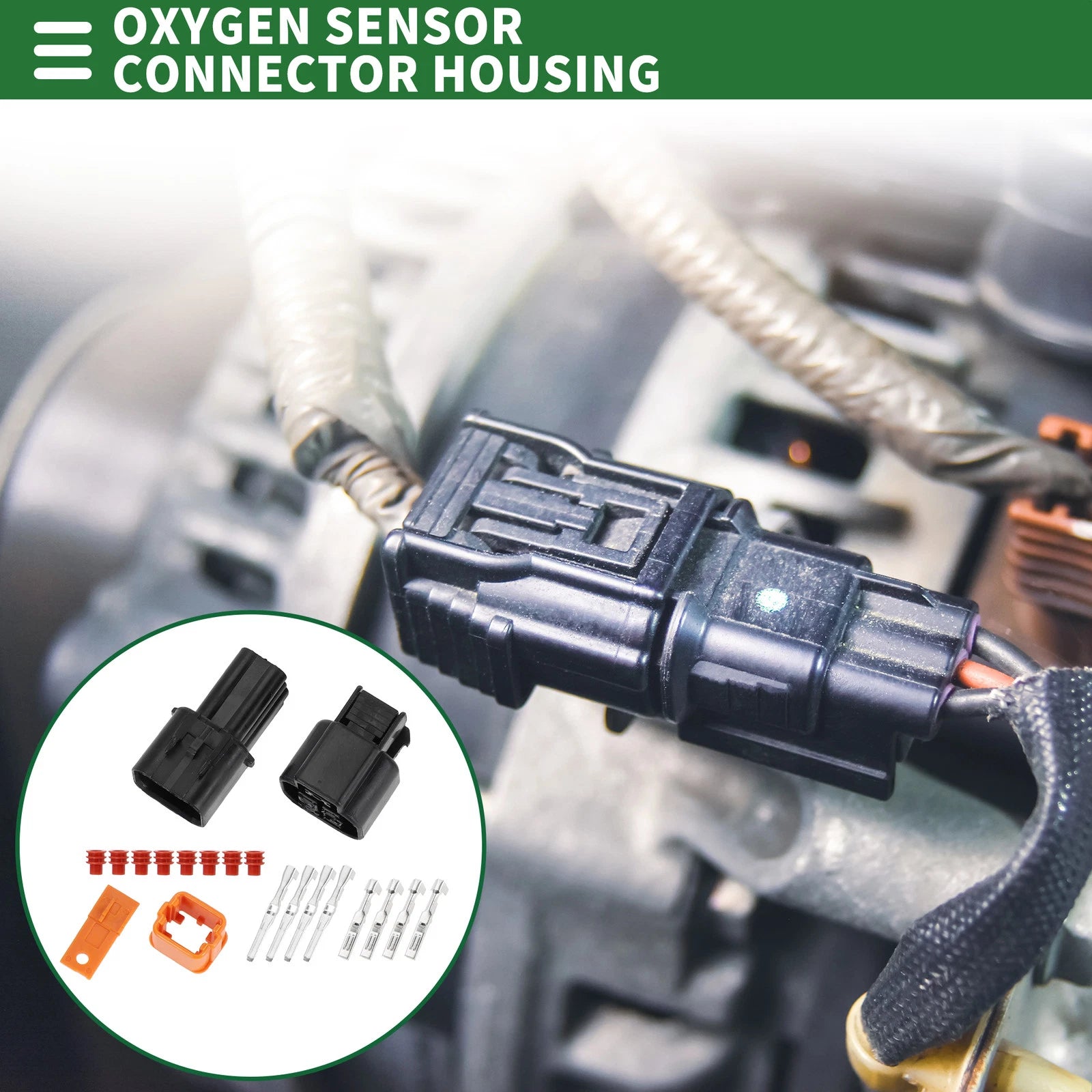 4 Pin Oxygen Sensor Connector Housing for Hyundai