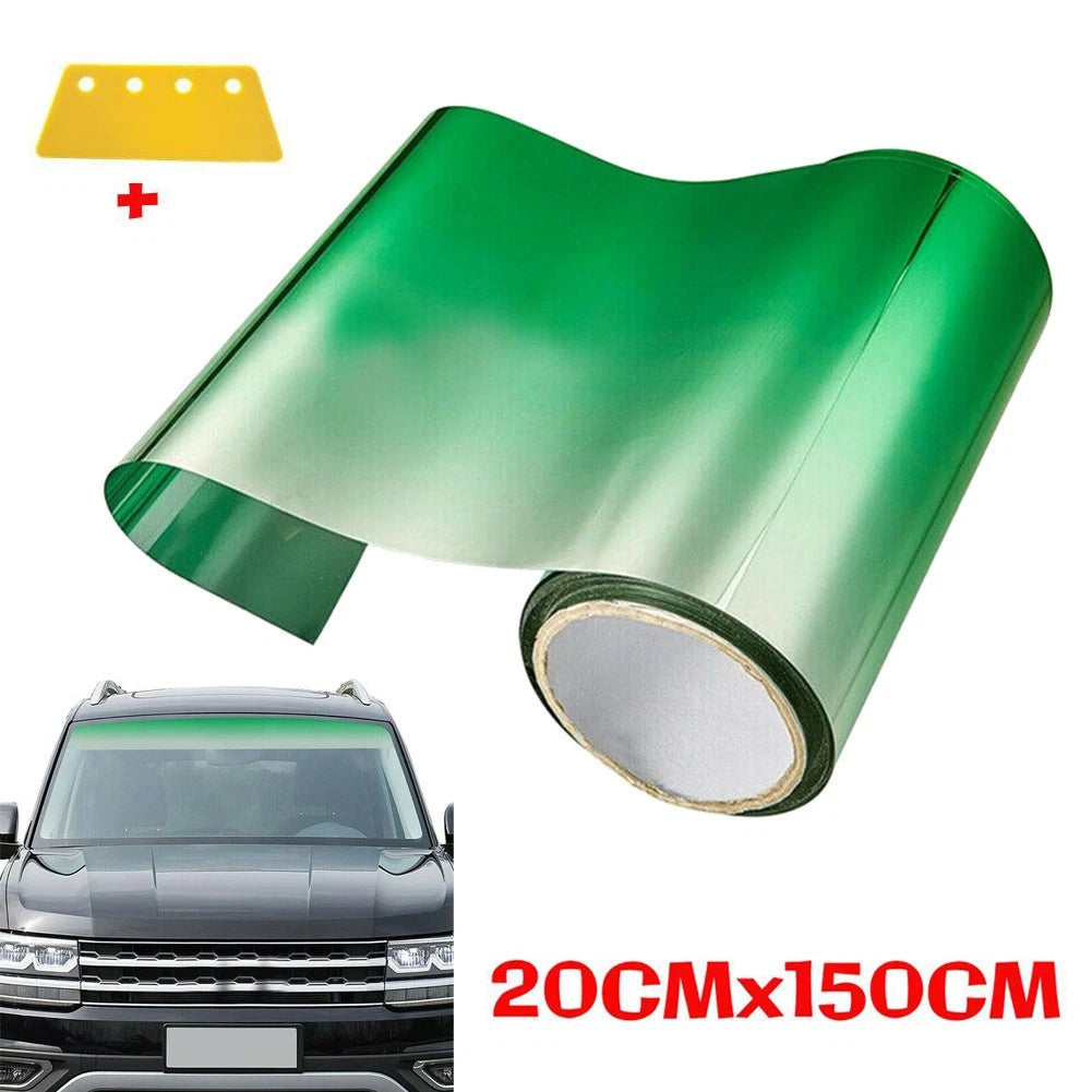 Sun Visor UV Shade for Car Front Windshield (with Scraper)