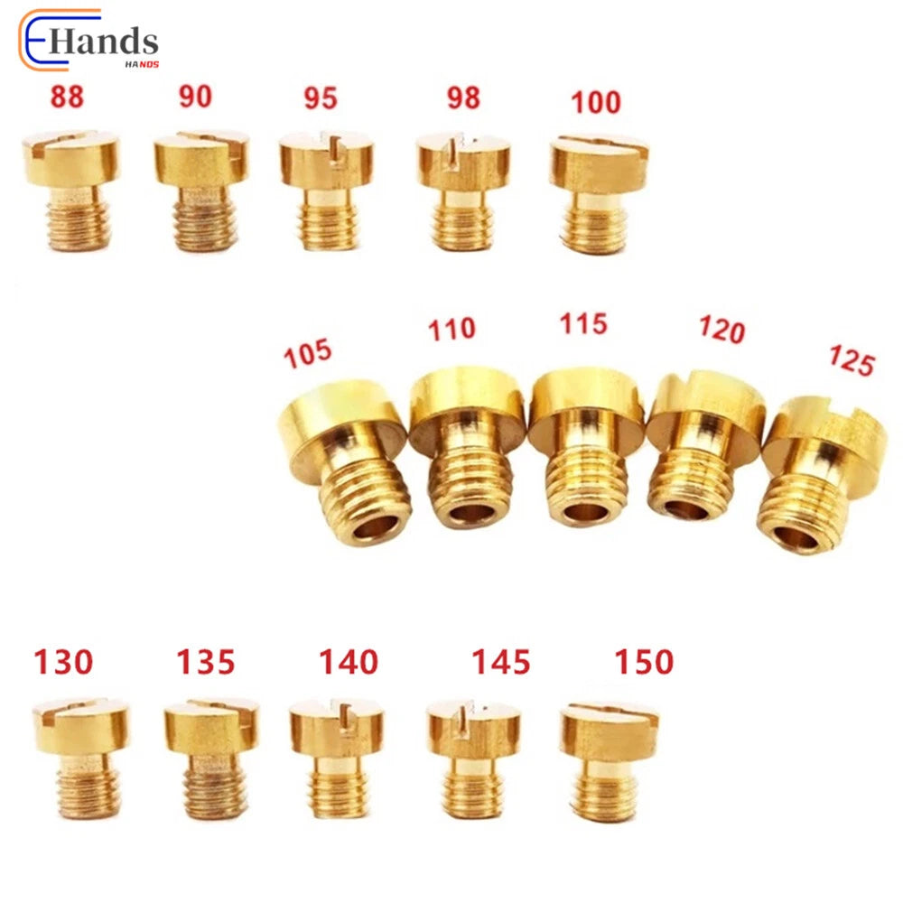 Set of 4 Main Jets for Mikuni VM22 VM24 VM26 VM30 125cc 150cc 200cc 250cc