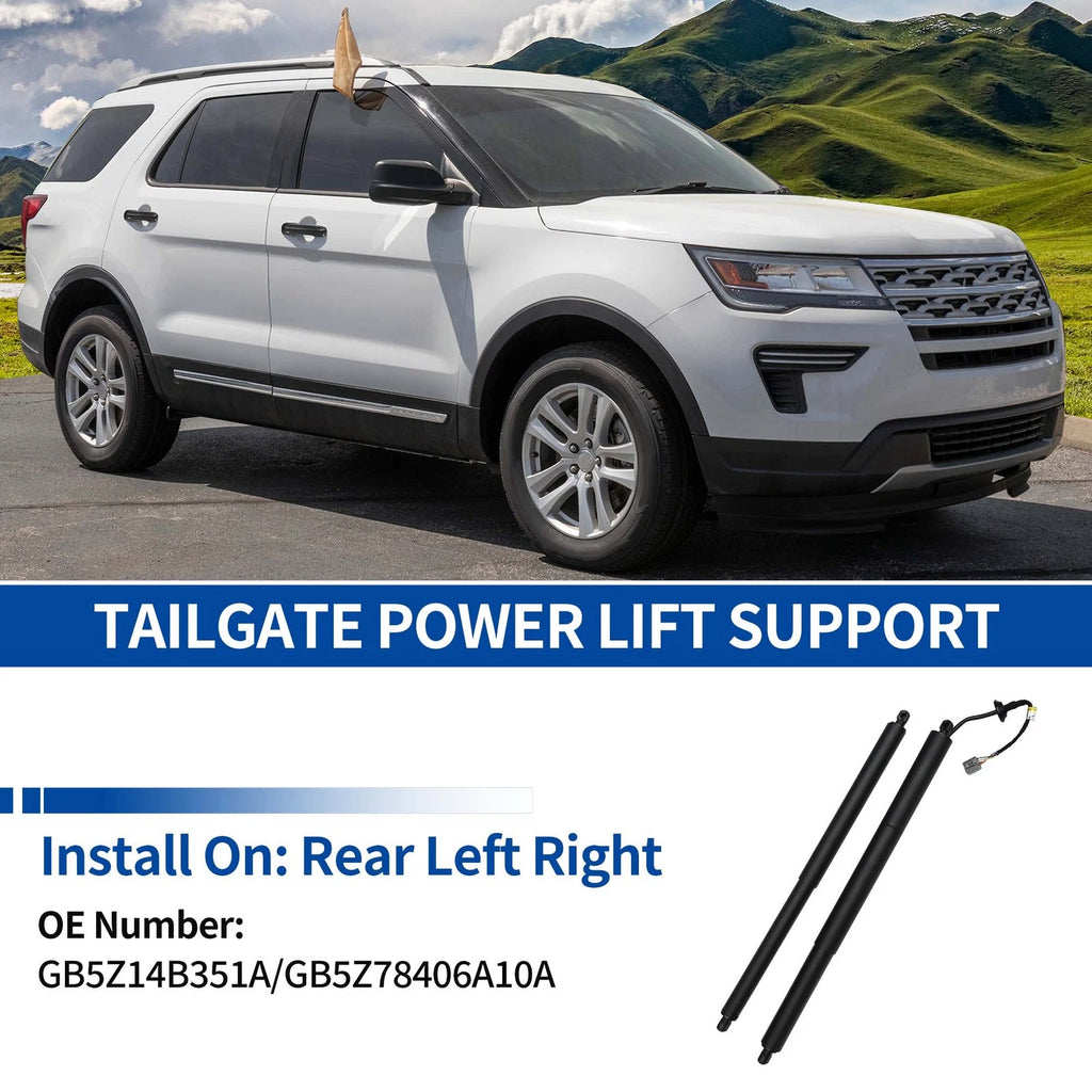 Rear LH RH Tailgate Power Lift Support for Ford Explorer (2016–2019)