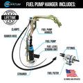 QFS 340LPH Fuel Pump Hanger + Sender + Filter for LS Swap (Fits )