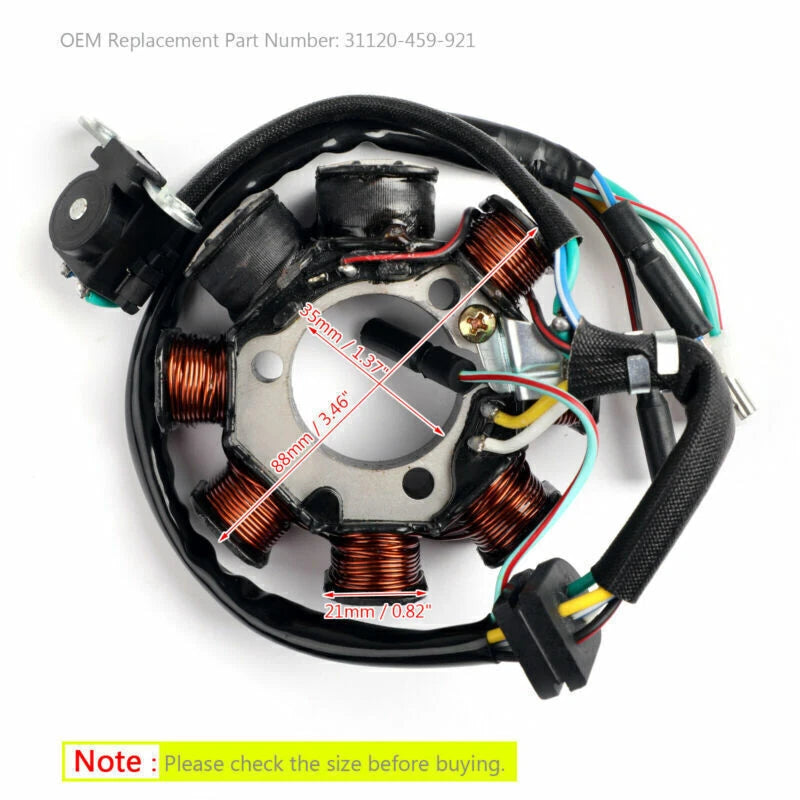Generator Stator 12V 8 Poles for Honda CT110 (1991–2013) 31120-459-921 T9
