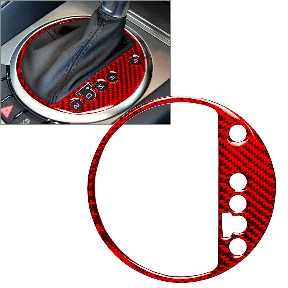 Central Console Gear Shift Panel Cover Trim Red for Audi TT TTS TTRS (2008–2014)