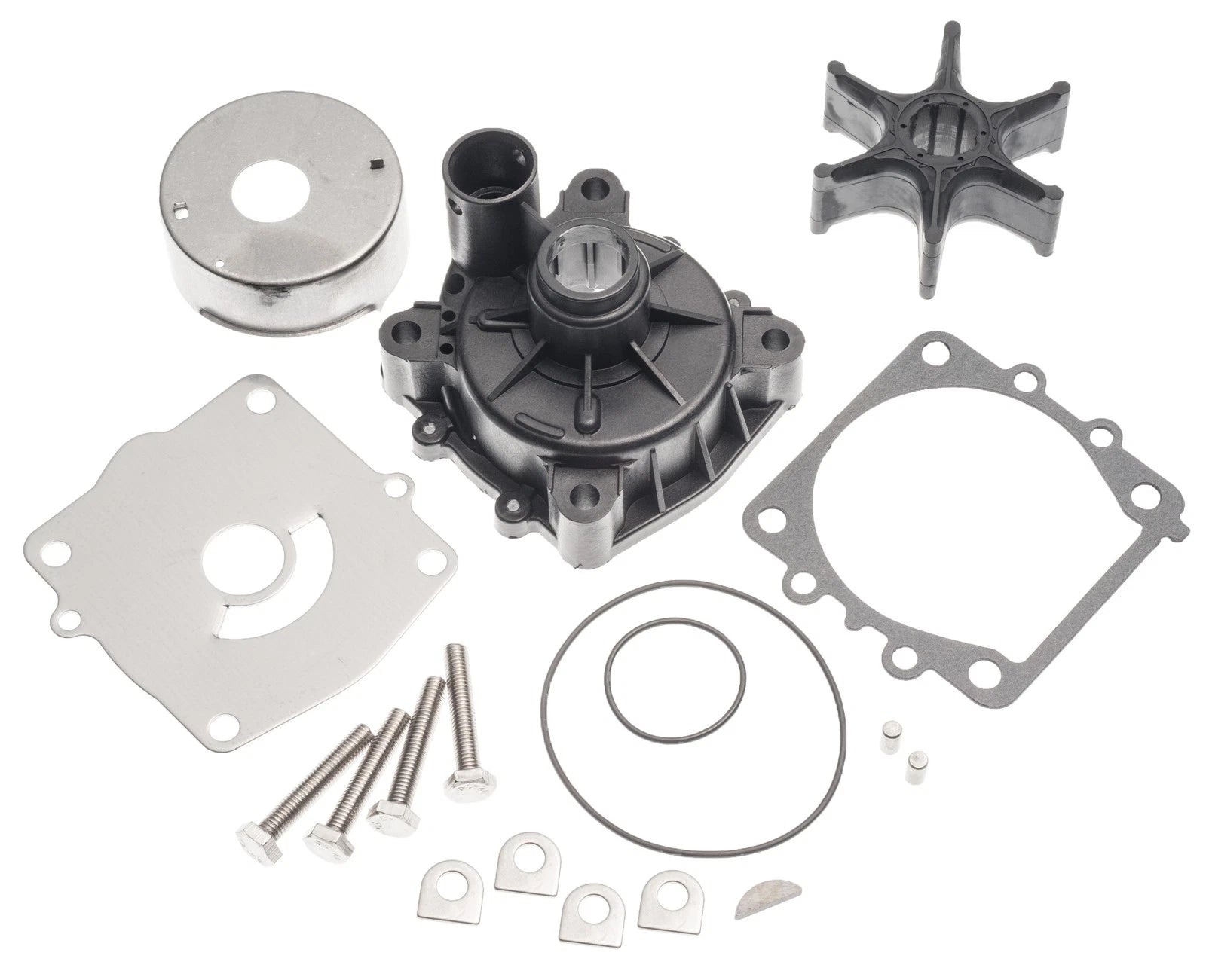 Water Pump Impeller Rebuild Kit for Yamaha 150 175 200 225 HP (1996–2023) 6G5-W0078-01-00