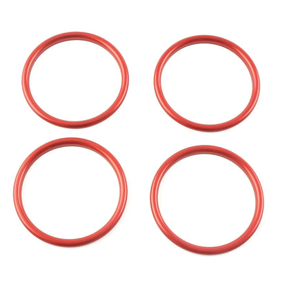 Center Console Air Condition Vent Outlet Ring Cover Trim for Audi A1 S1 (2010–2018) Red
