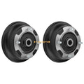 2 Rear Brake Drums with Bolts for Kawasaki KAF400 Mule 600 610 (2005–2016)