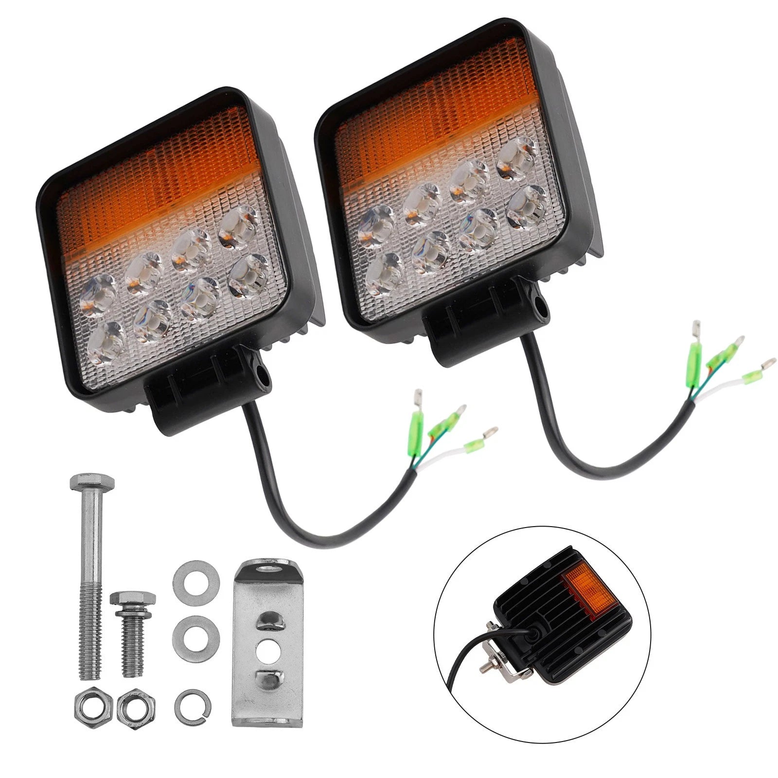 LED Forklift Front Lights for - Aluminum Alloy, Easy Install
