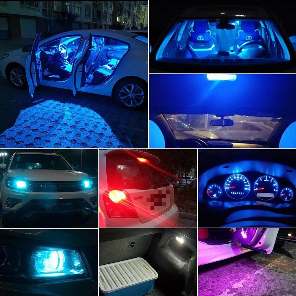 10x 194 168 501 LED-Interior Light Bulb License Plate Side Marker Lamp