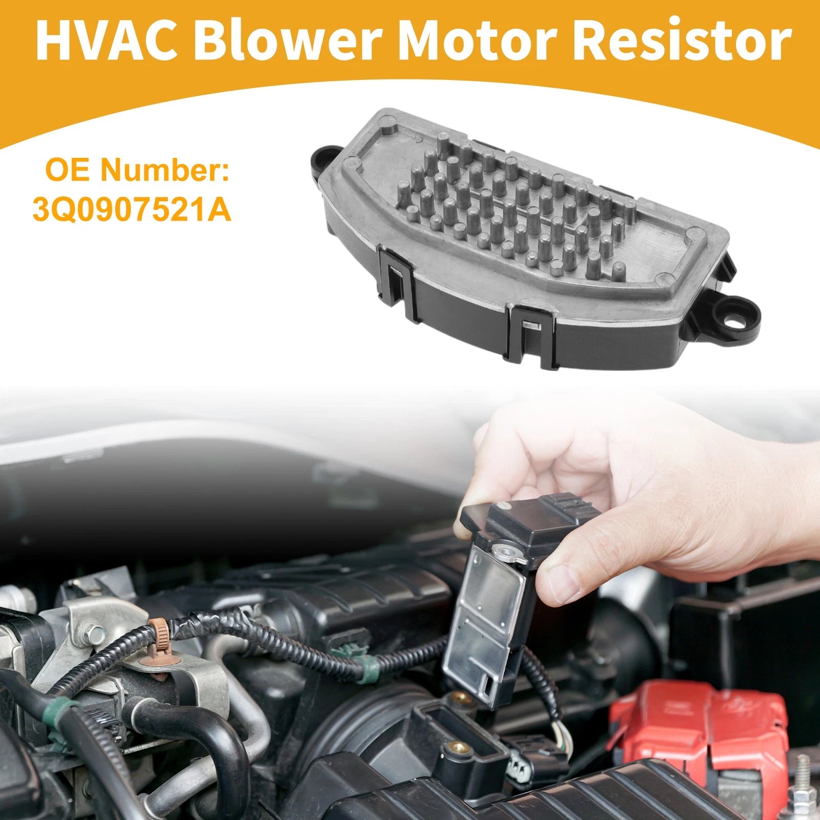 HVAC Blower Motor Resistor Replacement for Audi A4 (2015–2021)