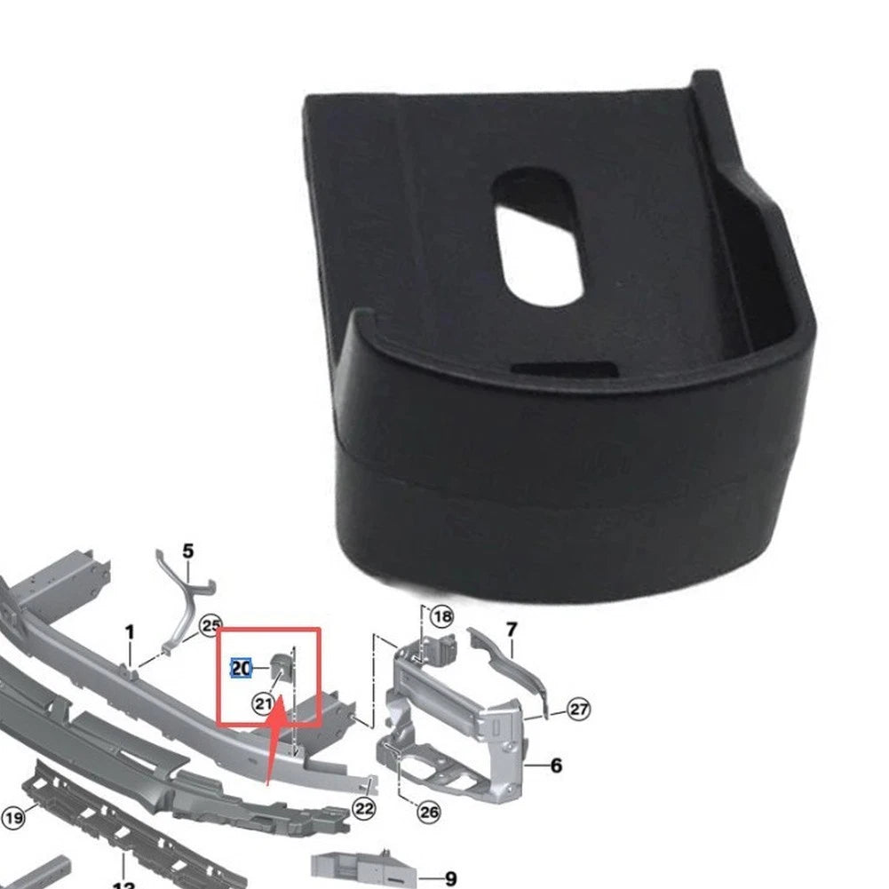 Top Bumper For Impact Bar Mount for For Bmw 5 for g30 51117357203 ABS Black