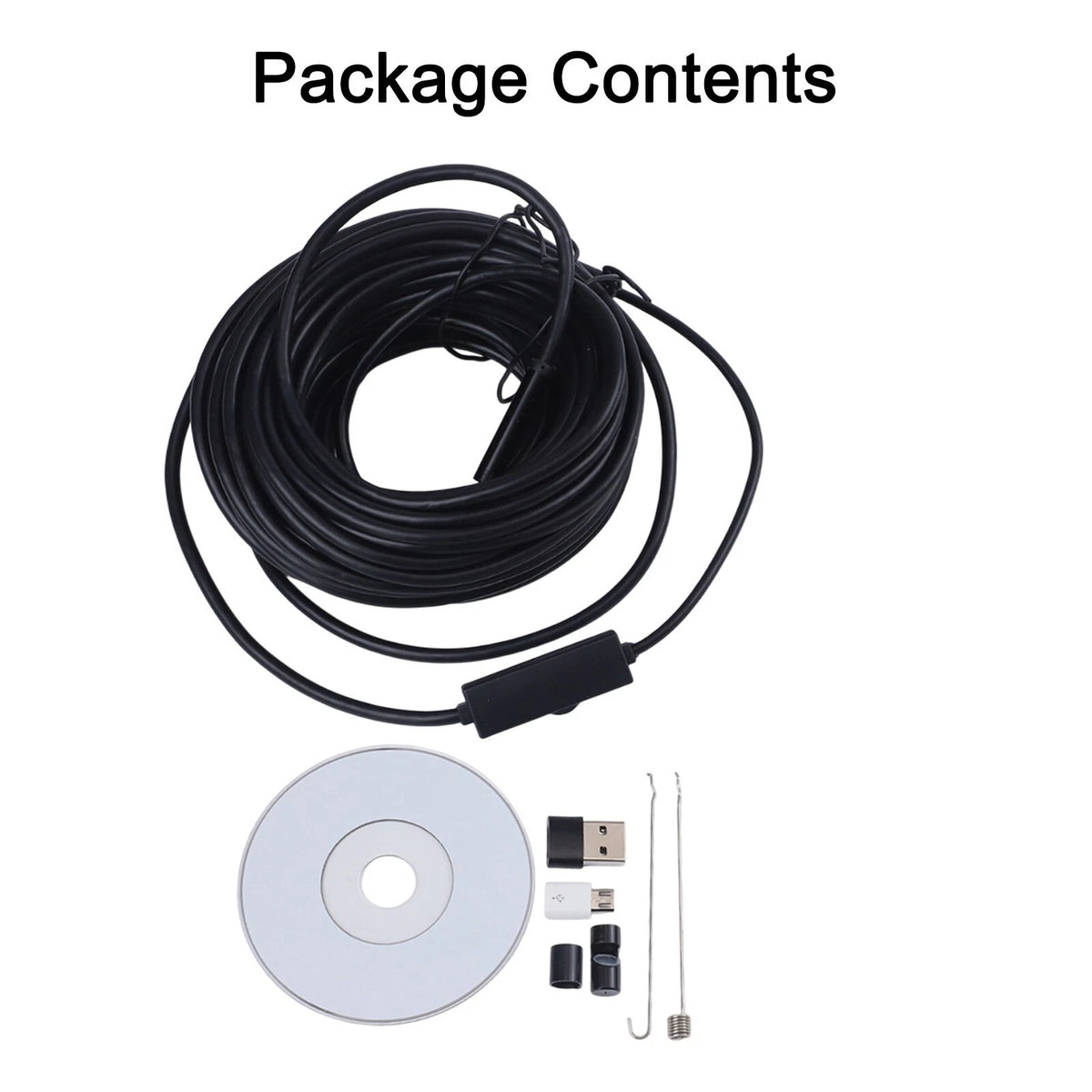 Pipe Inspection Camera for Sewer Drain Cleaning (15m/50 Ft) Waterproof