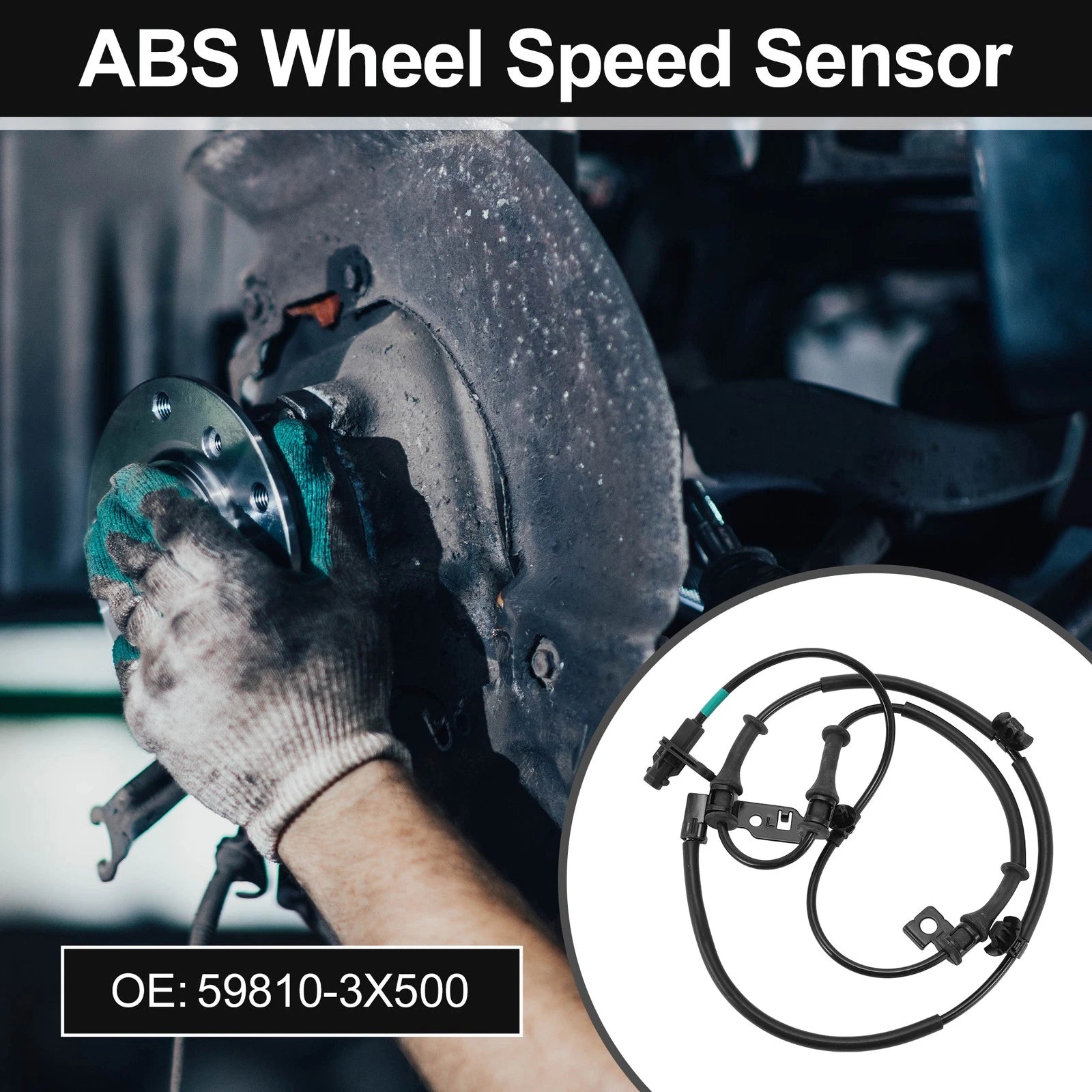 ABS Wheel Speed Sensor Rear Hub Replacement for Hyundai Elantra (2011–2016)