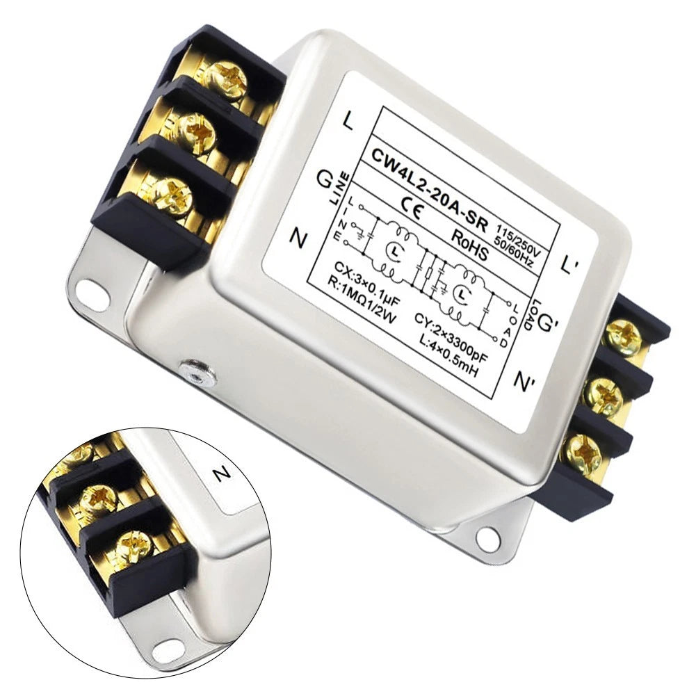 Interference Suppression Power Supply Filter for Household Appliances