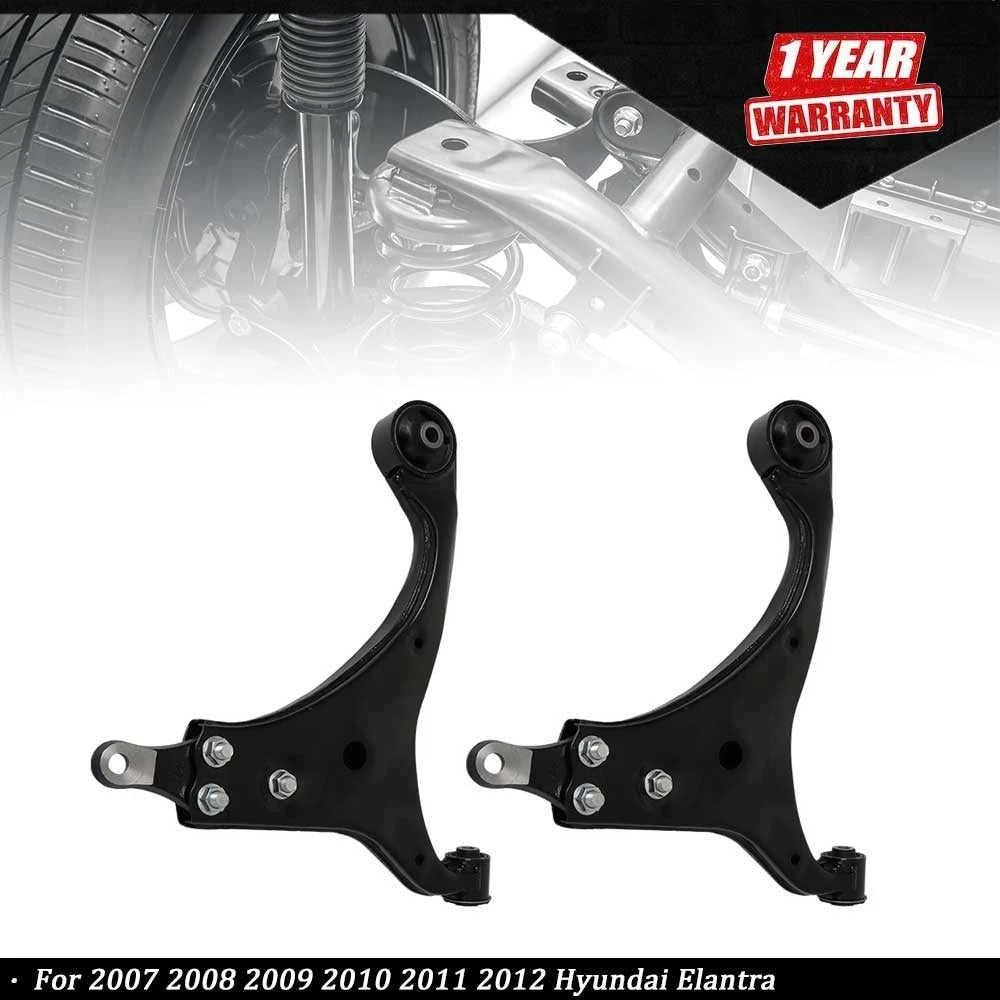 2X Front Lower Control Arms for Hyundai Elantra 2.0L (2007–2012)