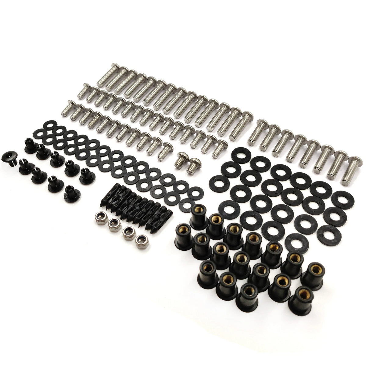Complete Fairing Bolts Kit for Kawasaki Ninja ZX10R (2004–2005)