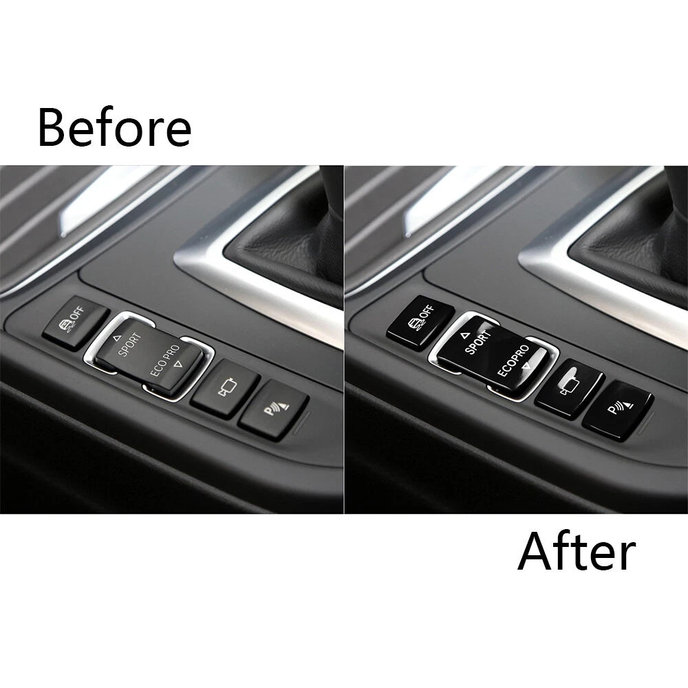 4Pcs Gear Shift Switch Button Cover for BMW 4 Series F32/F33/F36 (2014–2019)