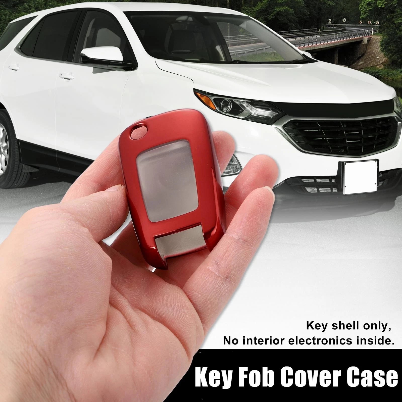 TPU Key Fob Cover Replacement for Chevrolet Impala (2014–2019) Shell Protector