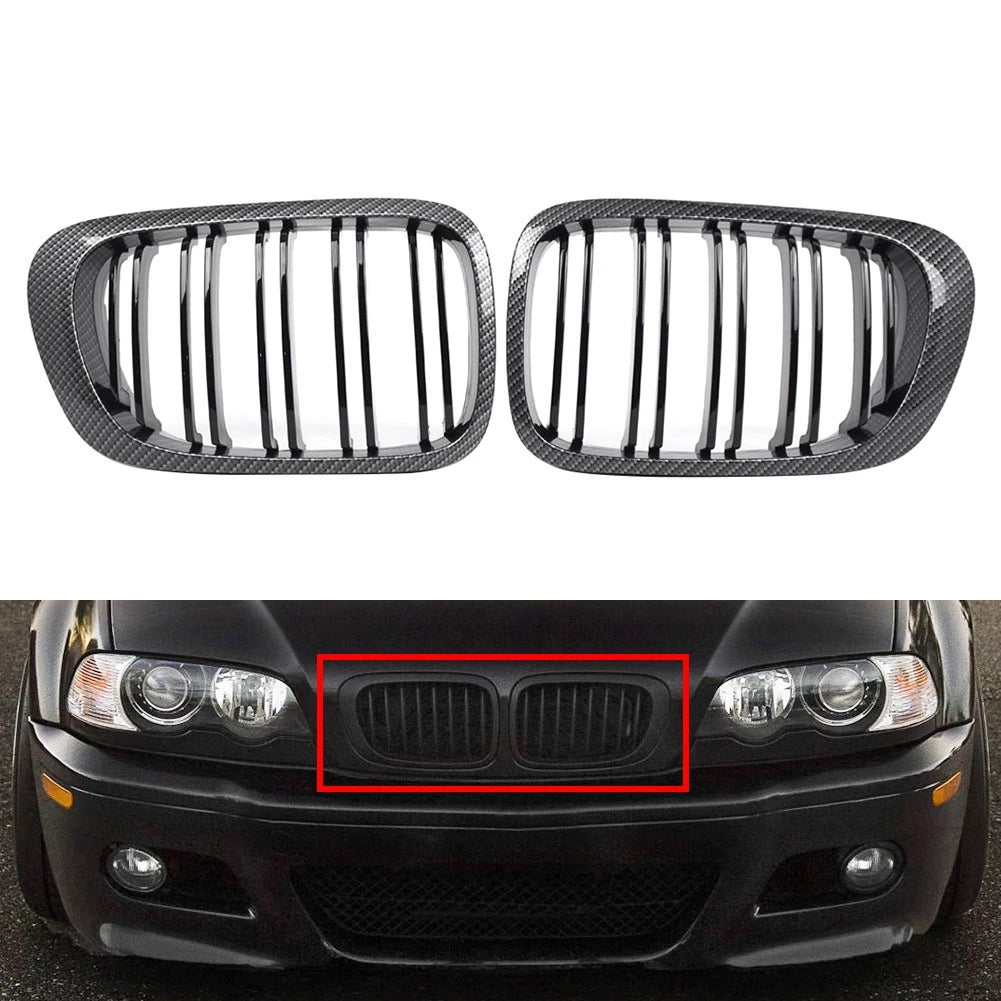 Front Bumper Kidney Grille for BMW 3 Series E46 M3 (2000–2006)