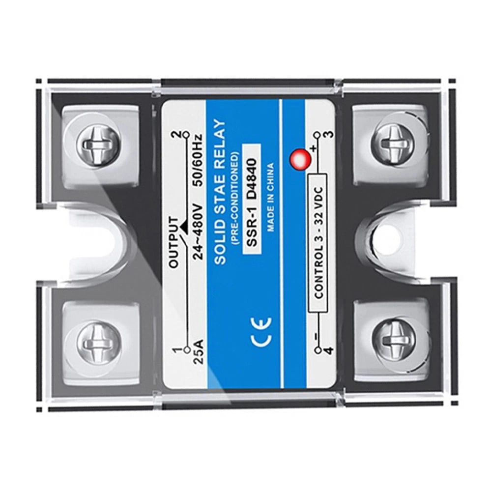 Solid State Relay 40A SSR-40A for DC Input AC Output (Isolated)
