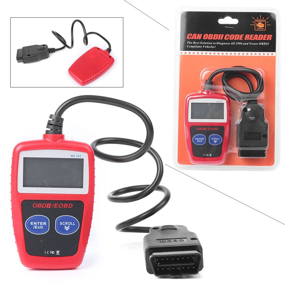 16 Pin OBD-II Car Fault Engine Diagnostic Scanner Code Reader