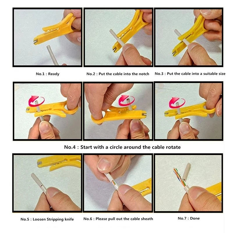 Data Wire Punch Down Cutter Stripper Pliers for Automotive