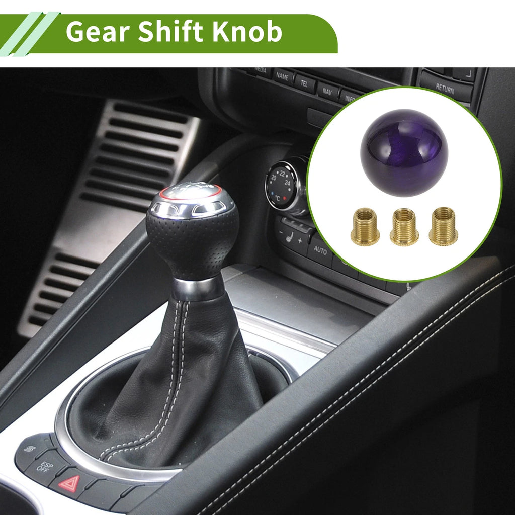 Shift Knob with 3 Adapters for Universal Vehicles (Automatic & Manual)