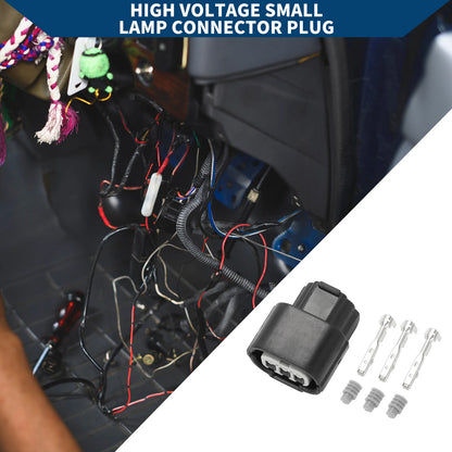 3Pin High Voltage Lamp Connector Plug Female for Honda Civic