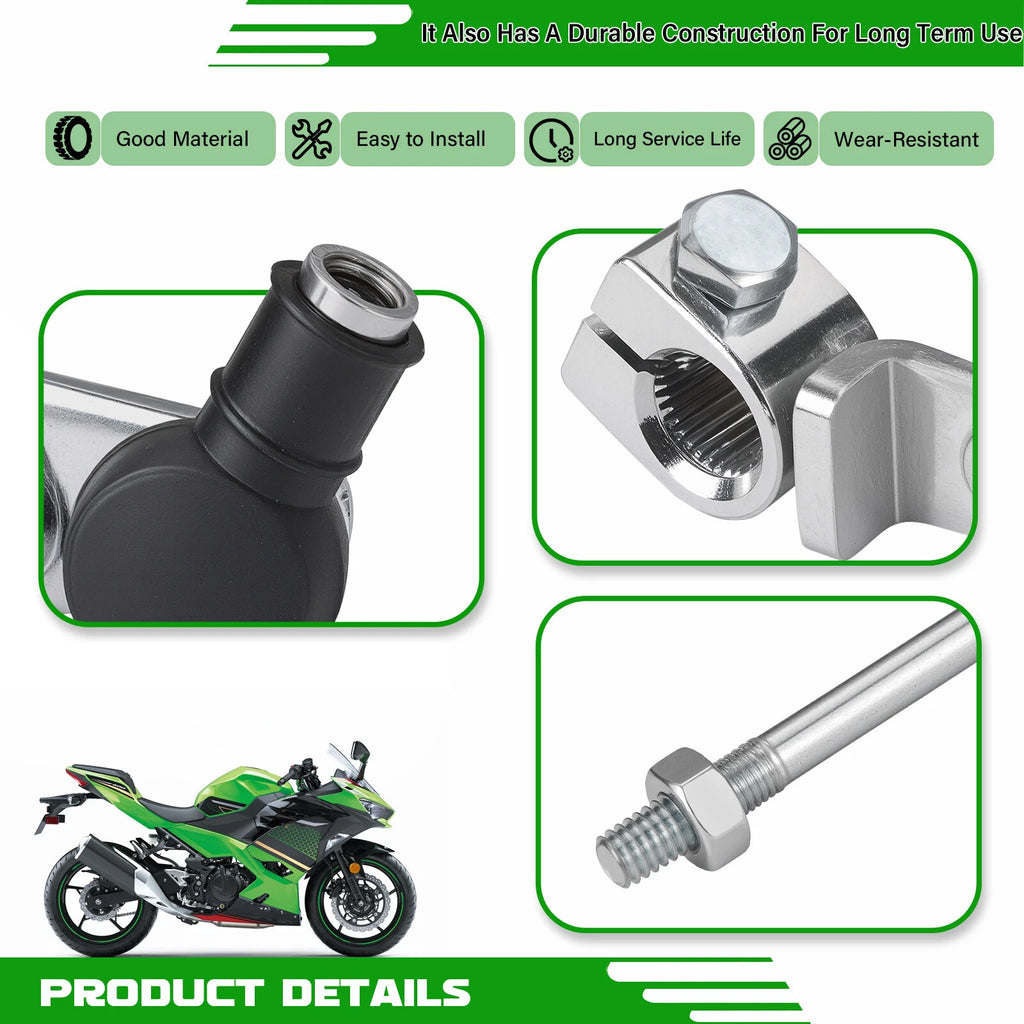 Gear Shifter Arm with Shift Rod for Kawasaki Ninja 300 (2013–2017) #13242-0087
