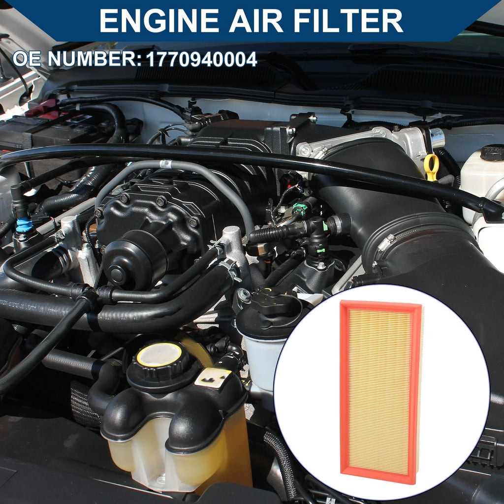 Engine Air Filter Replacement for Mercedes-Benz C63 AMG S 4.0L (2015–2017)