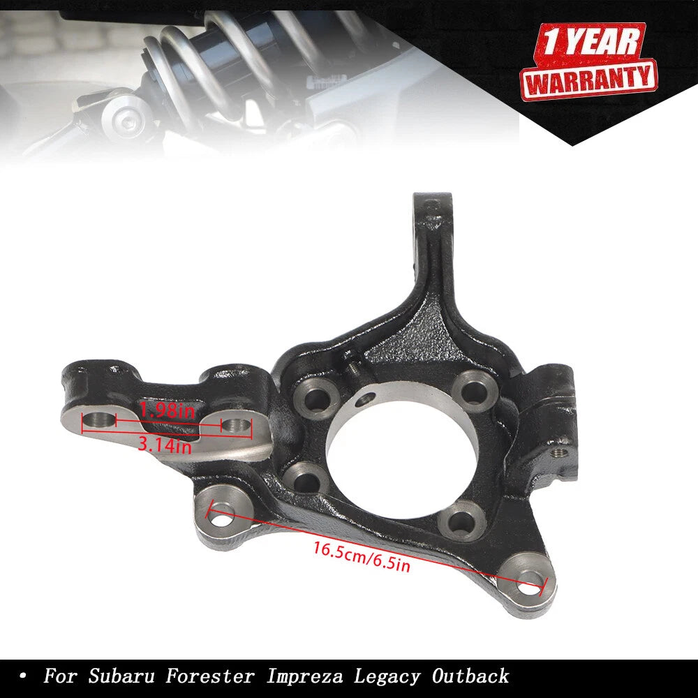 Steering Spindle Knuckle Front Left for Subaru Forester Impreza Legacy Outback (2000–2023)