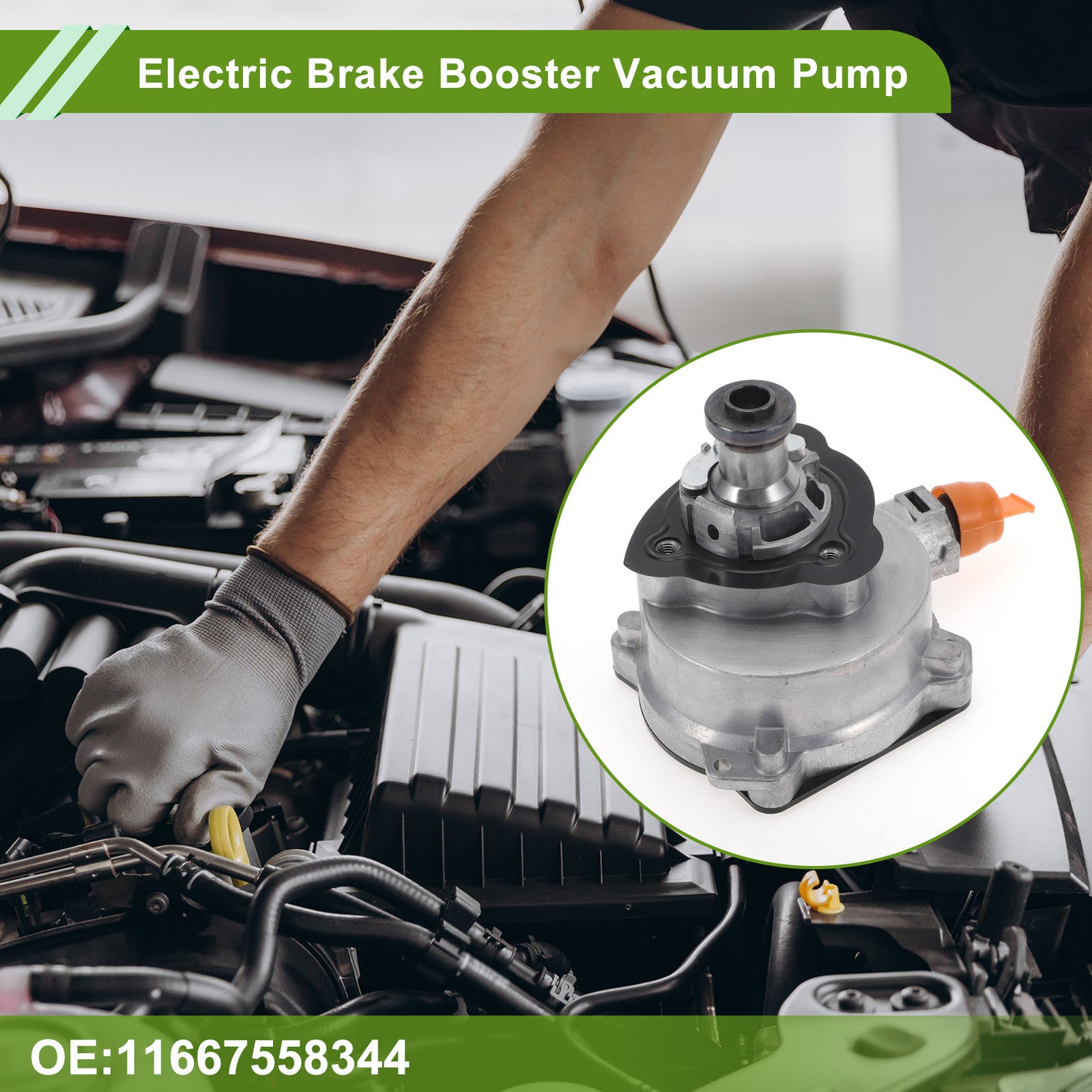 Brake Vacuum Pump Replacement for BMW X3 2007–2012