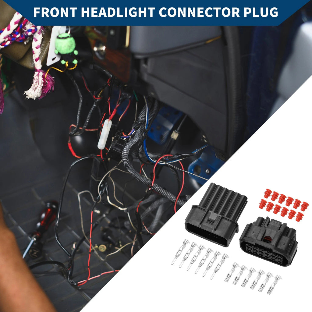 12 Pin Front Headlight Connector Plug for Honda